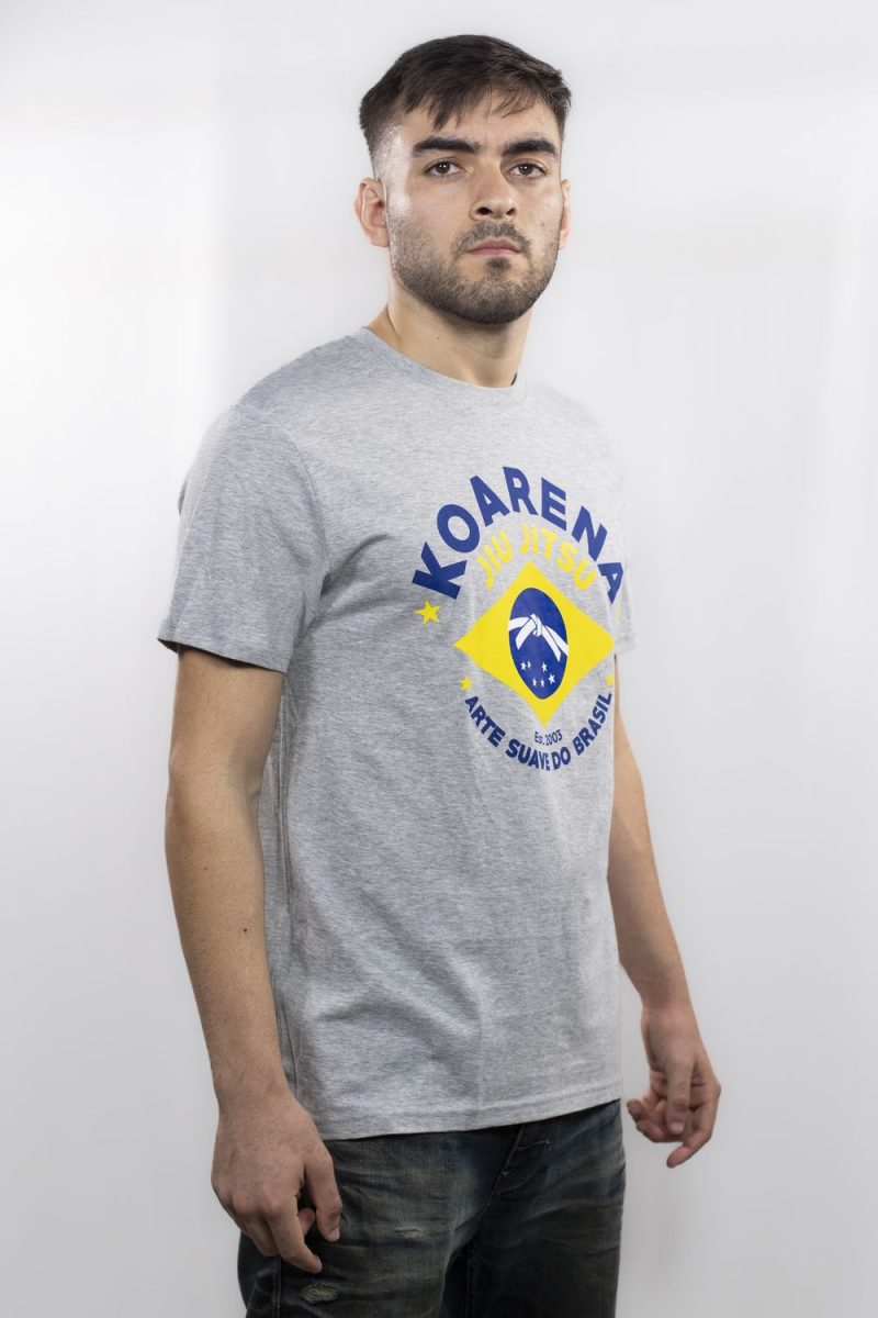 KOARENA Arte Suave T-Shirt Gris - Imagen 4