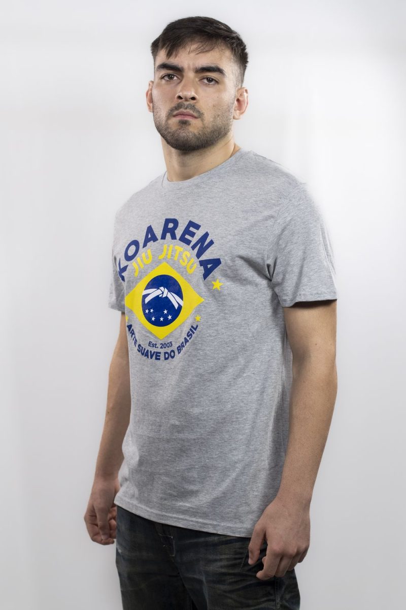 KOARENA Arte Suave T-Shirt Gris - Imagen 2