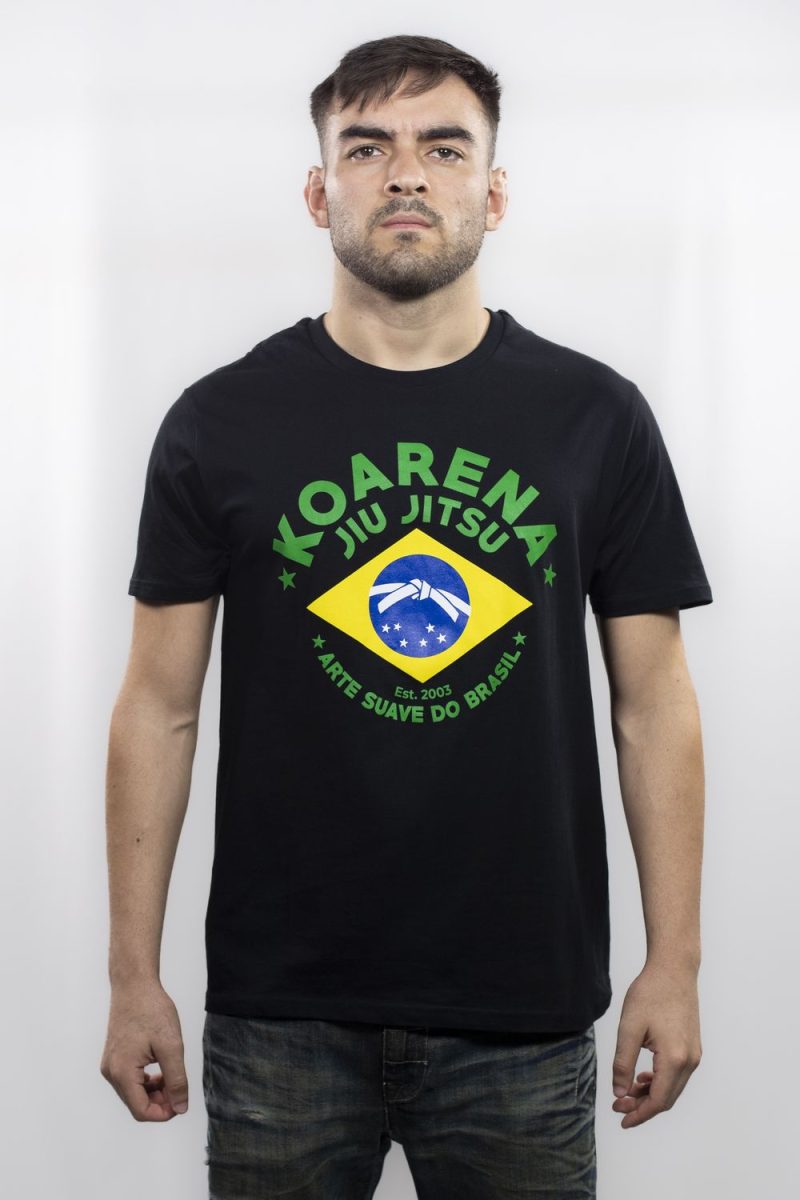 KOARENA Arte Suave T-Shirt Negro - Imagen 2