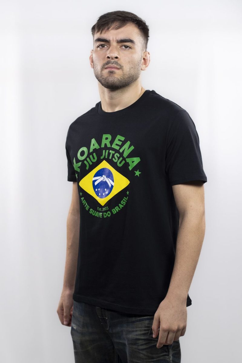 KOARENA Arte Suave T-Shirt Negro - Imagen 3