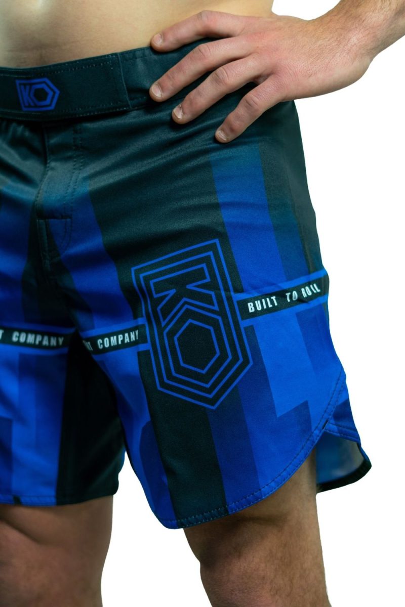 KOARENA Beron Fight Shorts Negro Azul - Imagen 3