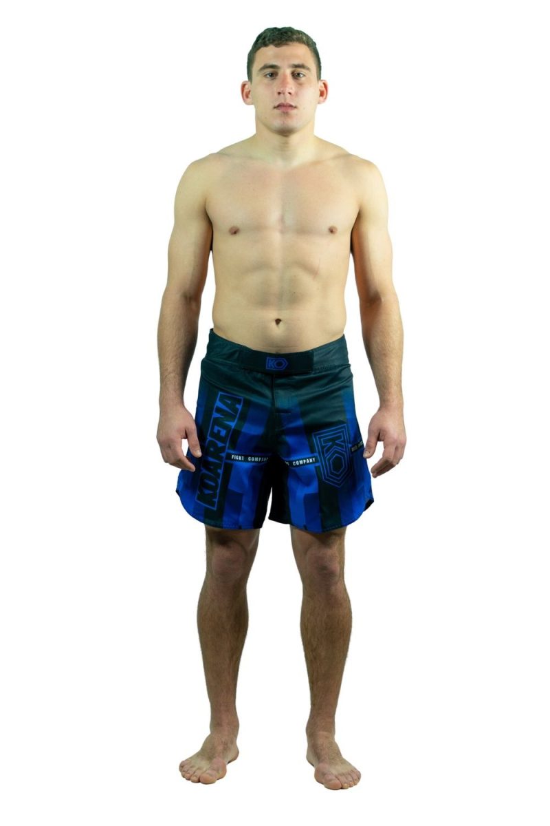 KOARENA Beron Fight Shorts Negro Azul - Imagen 4