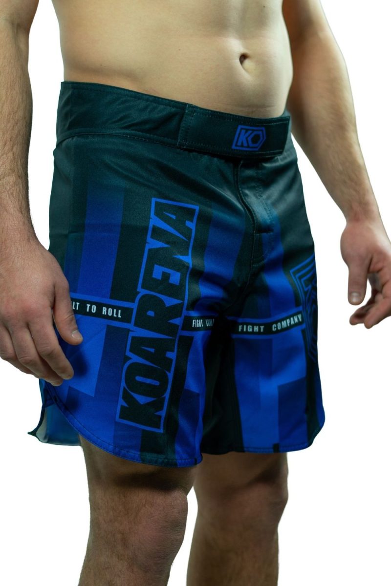 KOARENA Beron Fight Shorts Negro Azul - Imagen 2