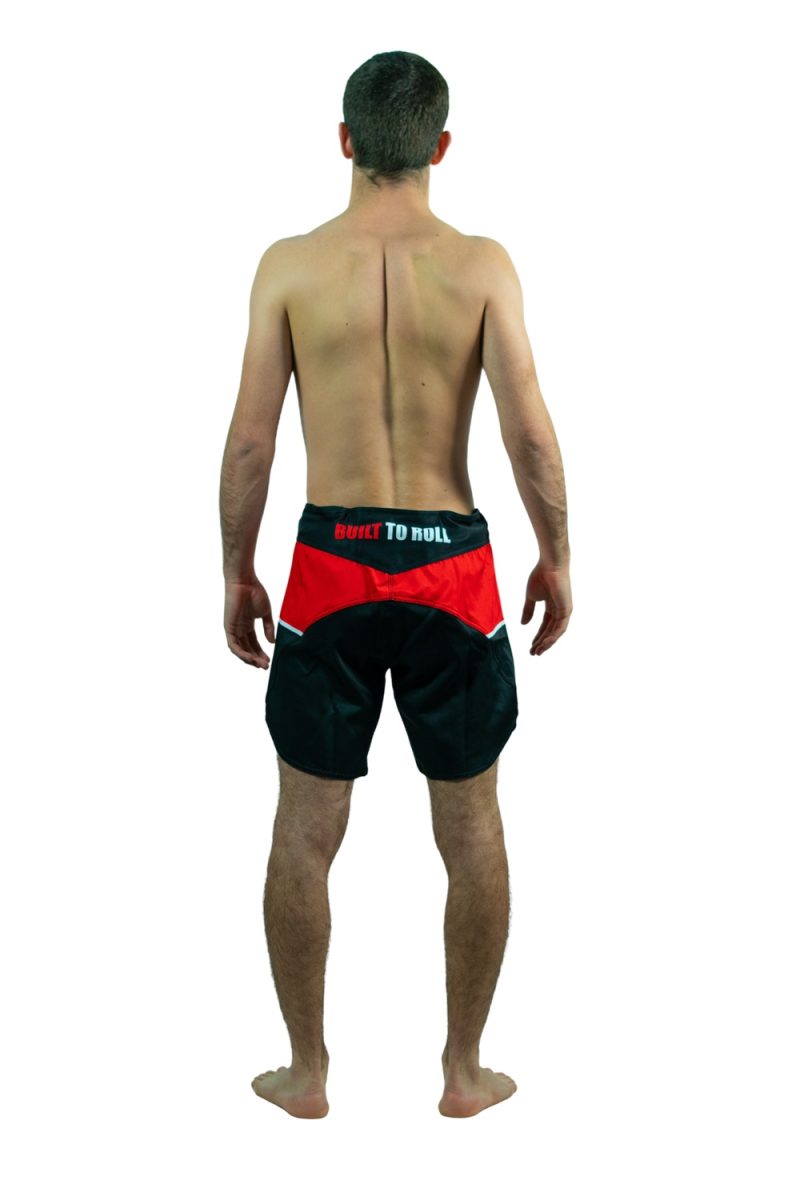 KOARENA Big Roll Fight Shorts Negro Rojo - Imagen 6