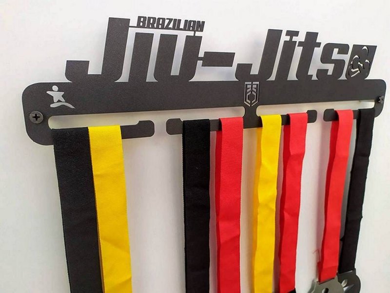 KOARENA Medallero para BJJ Brazilian Jiu Jitsu  - Soporte para medallas IBJJF - Imagen 2
