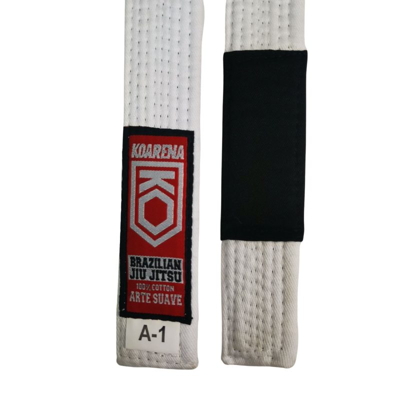 KOARENA Brio BJJ Belt Blanco - Imagen 2