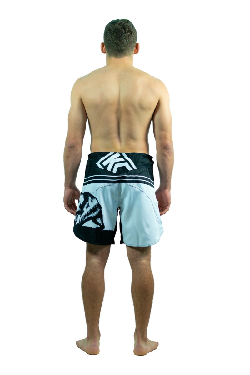 KOARENA Cali Bear Fight Shorts Blanco - Imagen 6