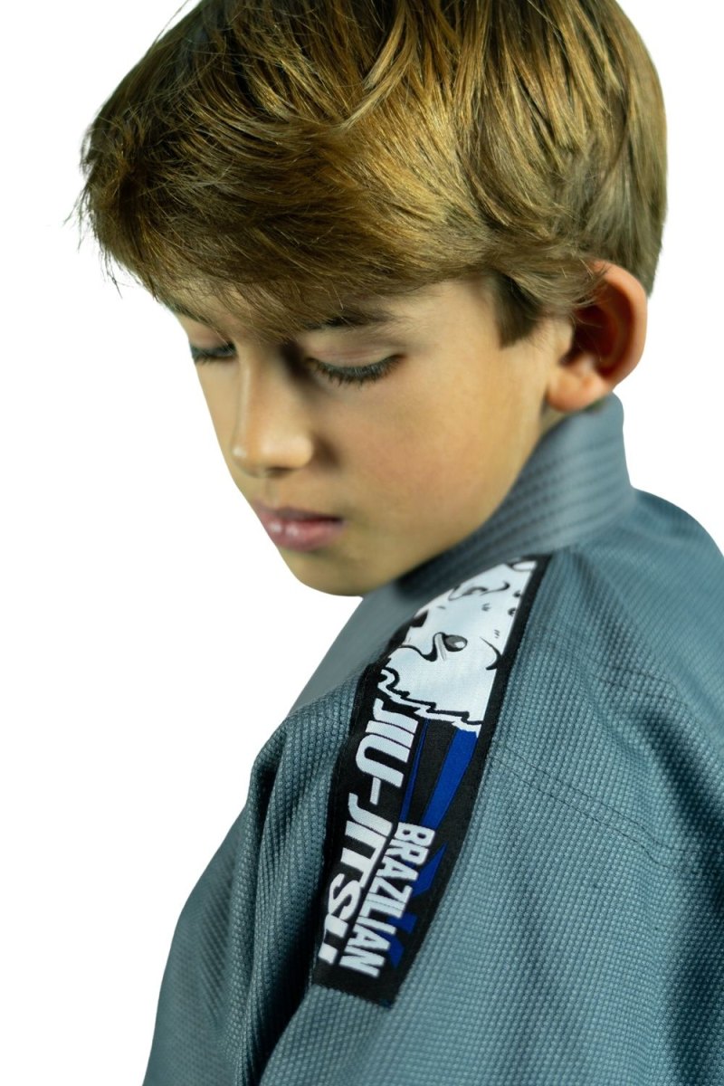 KOARENA Chita V2 Kids BJJ Gi Gris - Imagen 7