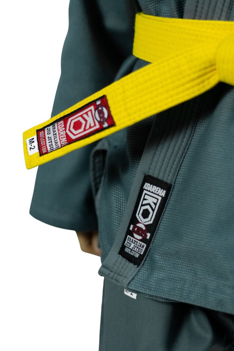 KOARENA Chita V2 Kids BJJ Gi Gris - Imagen 5