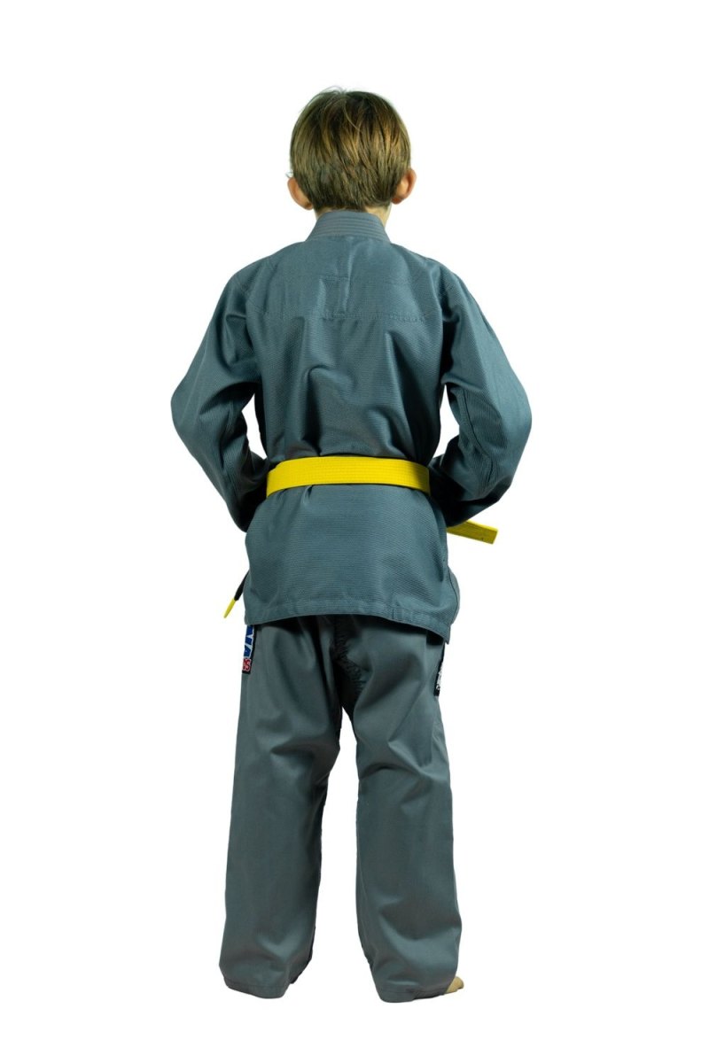 KOARENA Chita V2 Kids BJJ Gi Gris - Imagen 3
