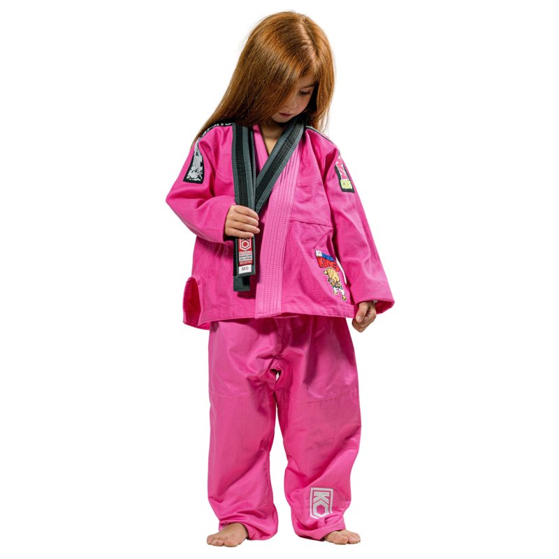 KOARENA Chita V2 Kids BJJ Gi Rosa - Imagen 5