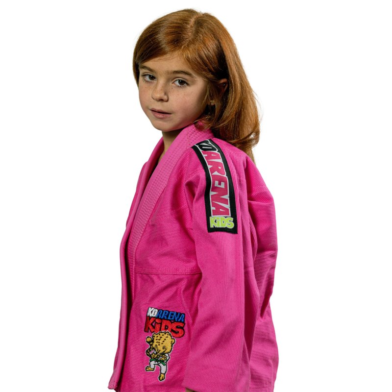 KOARENA Chita V2 Kids BJJ Gi Rosa - Imagen 2