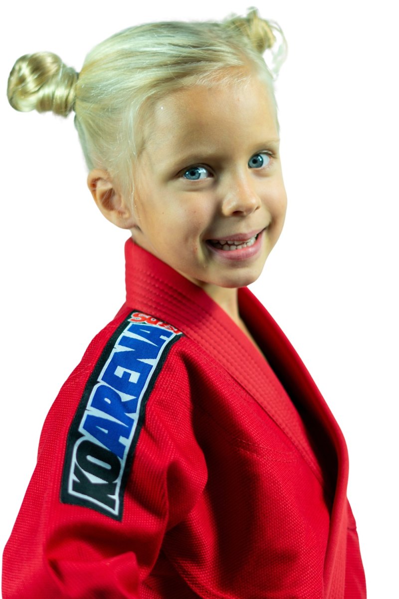 KOARENA Chita V2 Kids BJJ Gi Rojo - Imagen 8
