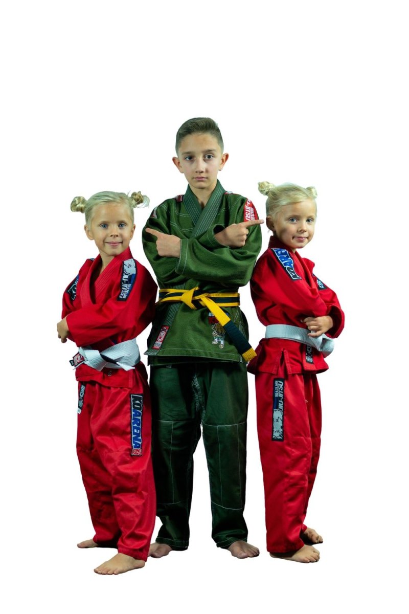 KOARENA Chita V2 Kids BJJ Gi Rojo - Imagen 9