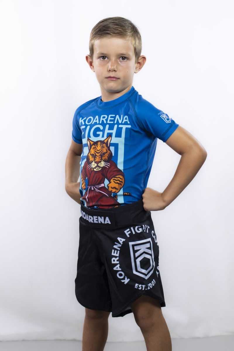 KOARENA Corp Fight Shorts Kids Negro - Imagen 2
