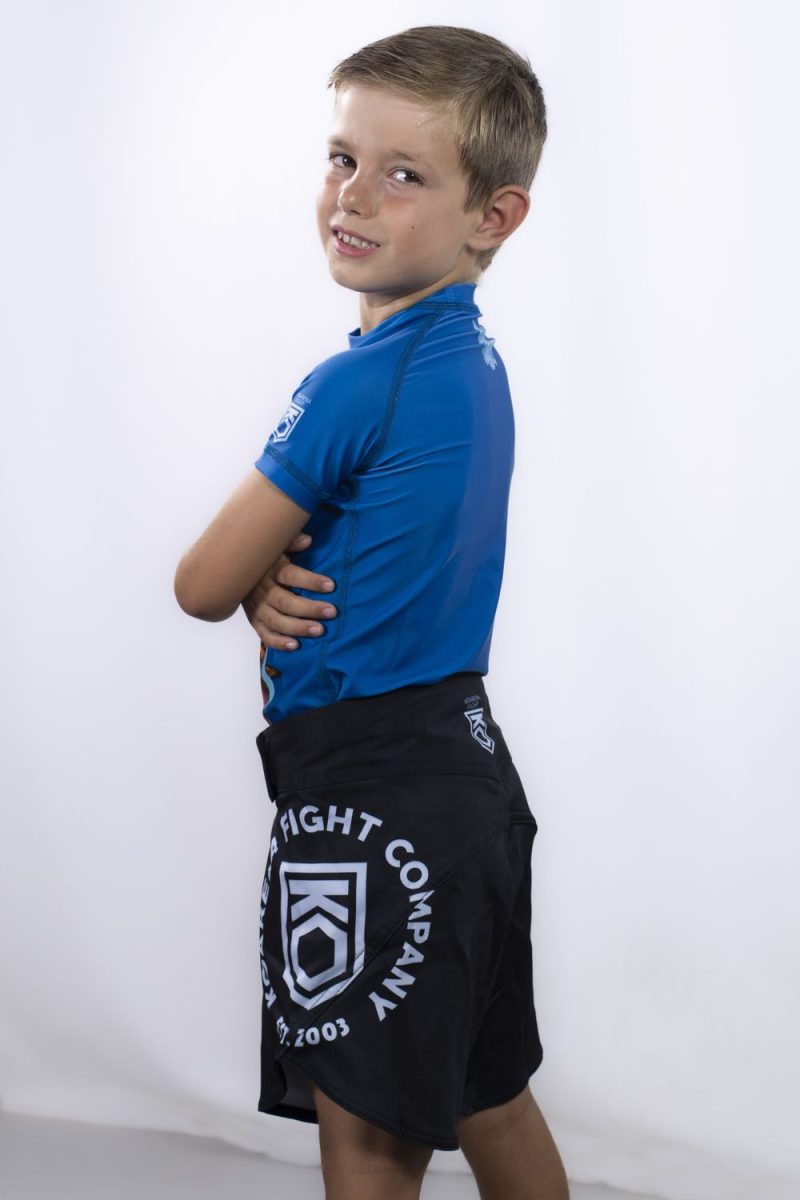 KOARENA Corp Fight Shorts Kids Negro - Imagen 4