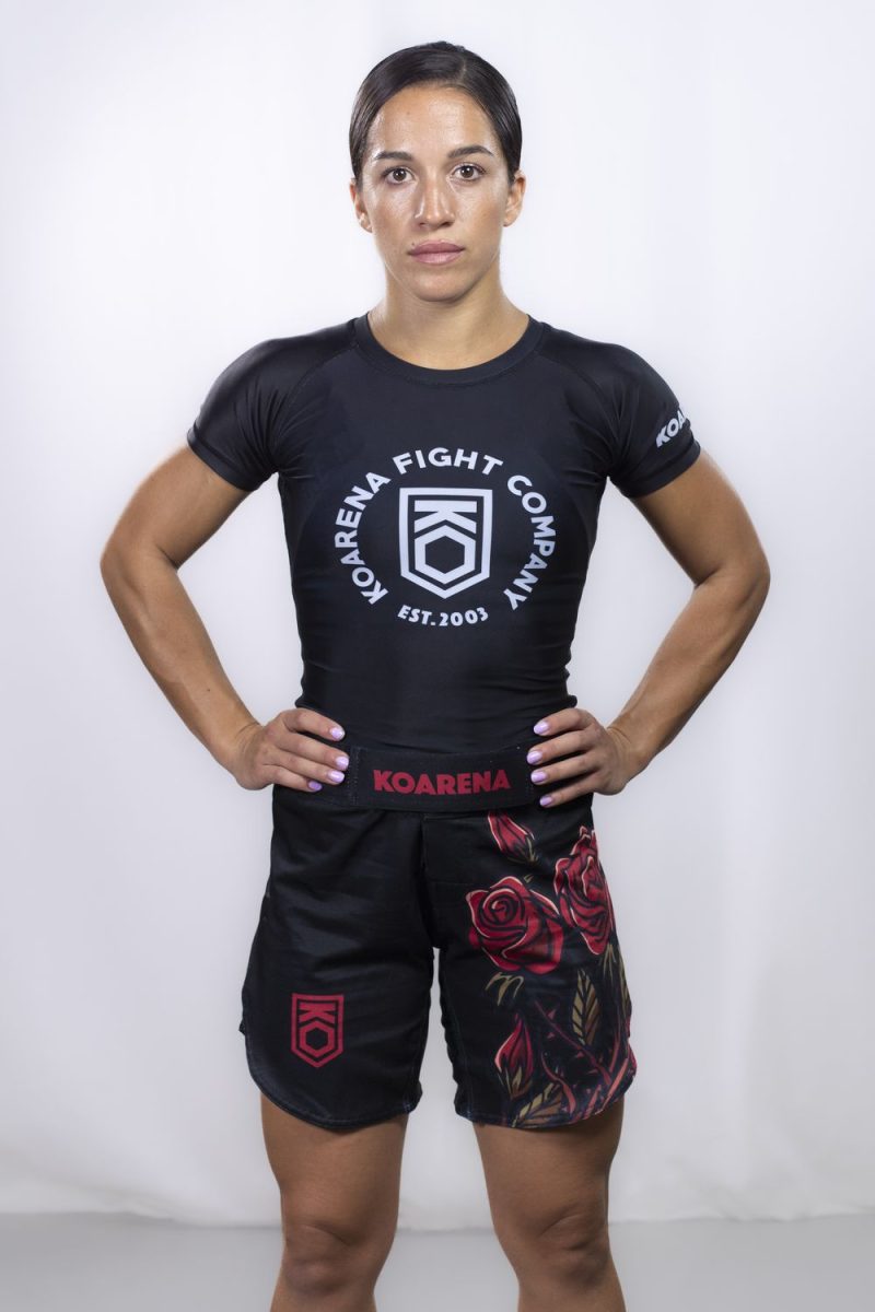 KOARENA Corp Rashguard Woman SS Negro
