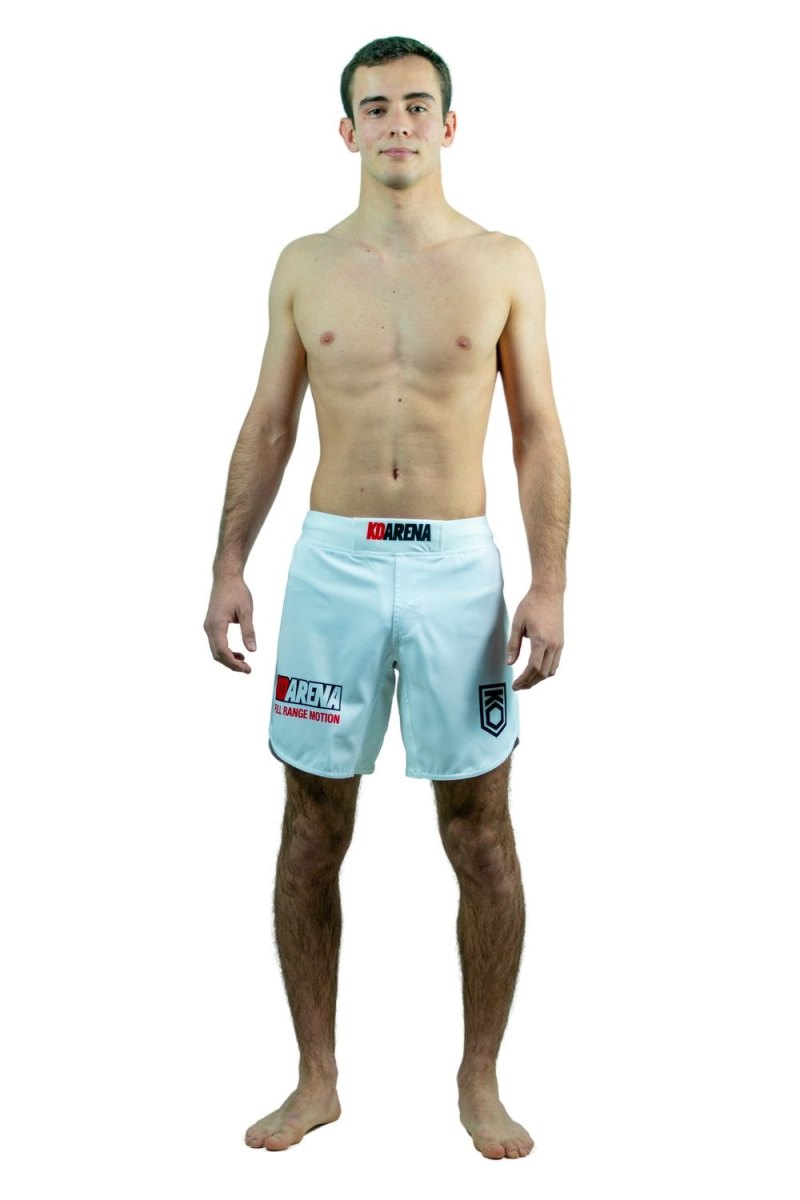KOARENA Crossbreed Fight Shorts Blanco