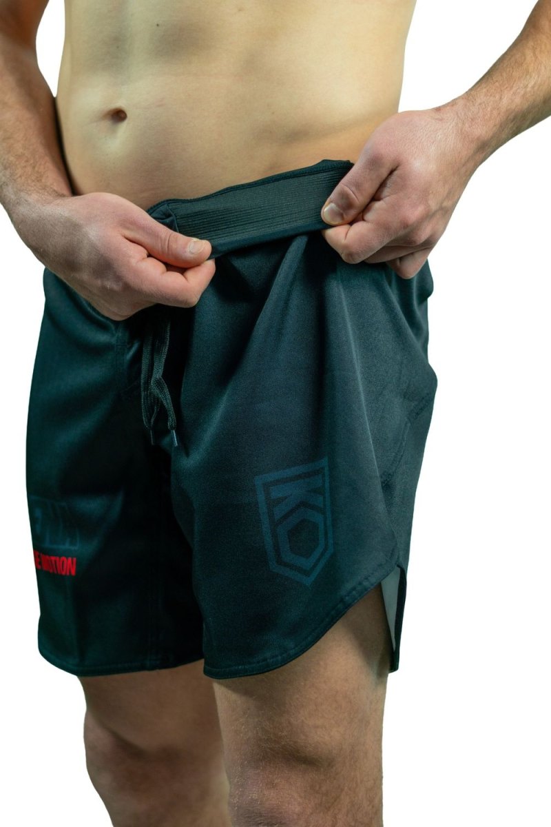 KOARENA Crossbreed Fight Shorts Negro - Imagen 9