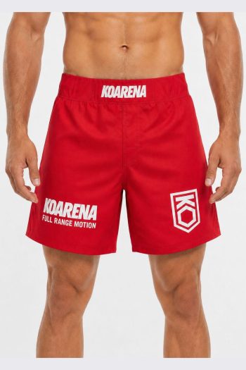 KOARENA Crossbreed Fight Shorts Rojo
