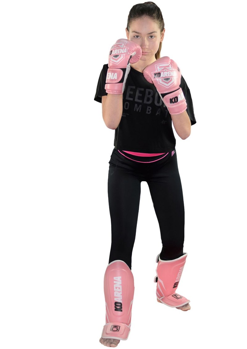 KOARENA Guantes de Boxeo Niño Rosa - Imagen 5