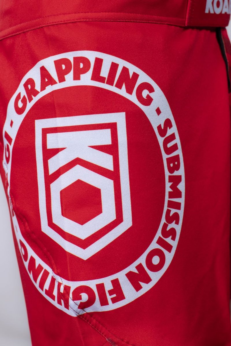 KOARENA Grappling Fight Shorts Rojo - Imagen 2