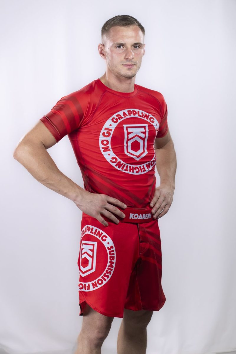 KOARENA Grappling Fight Shorts Rojo - Imagen 3