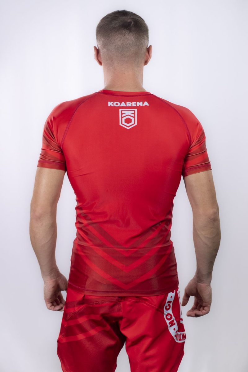 KOARENA Grappling Rashguard SS Rojo - Imagen 3
