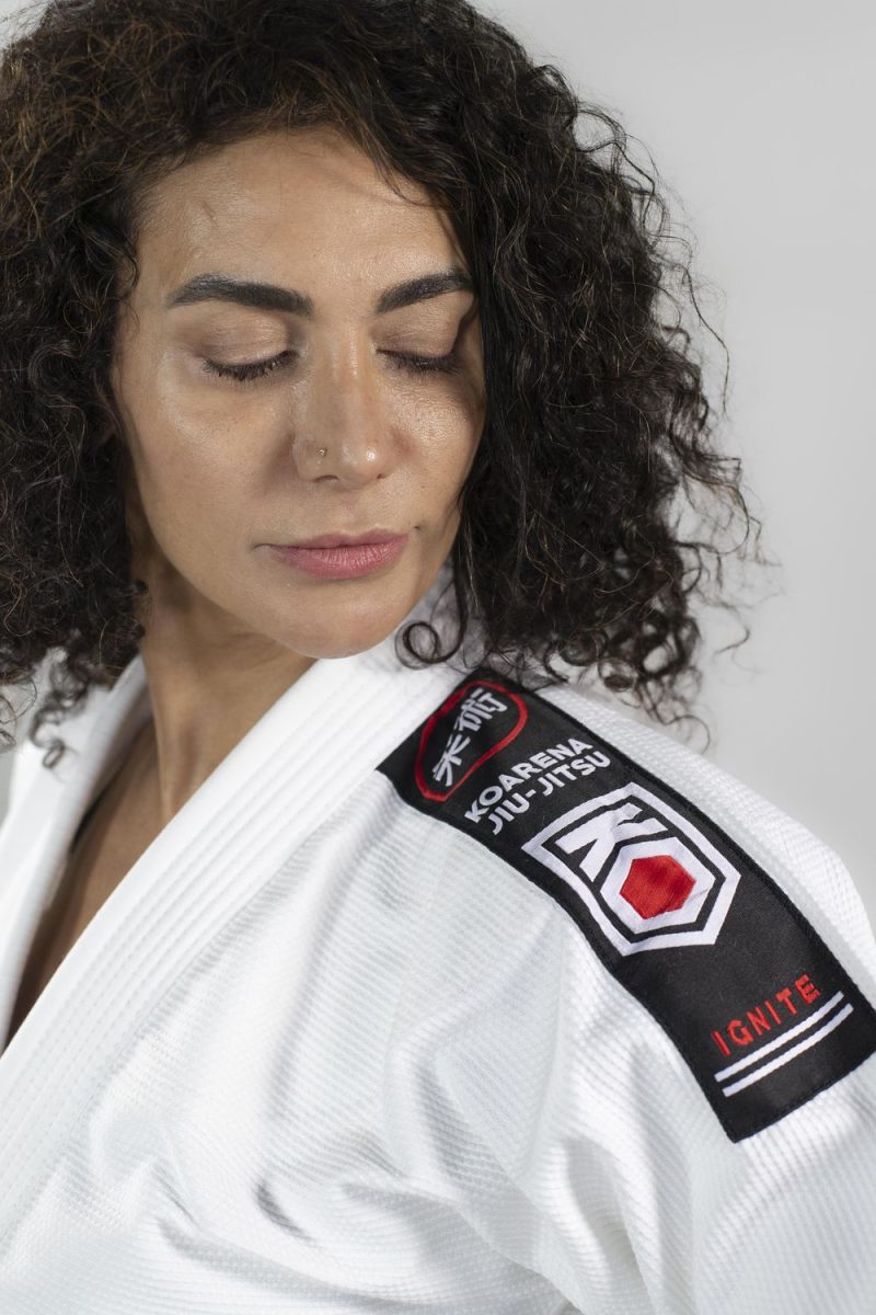 KOARENA Ignite BJJ Gi Mujer Blanco - Imagen 5