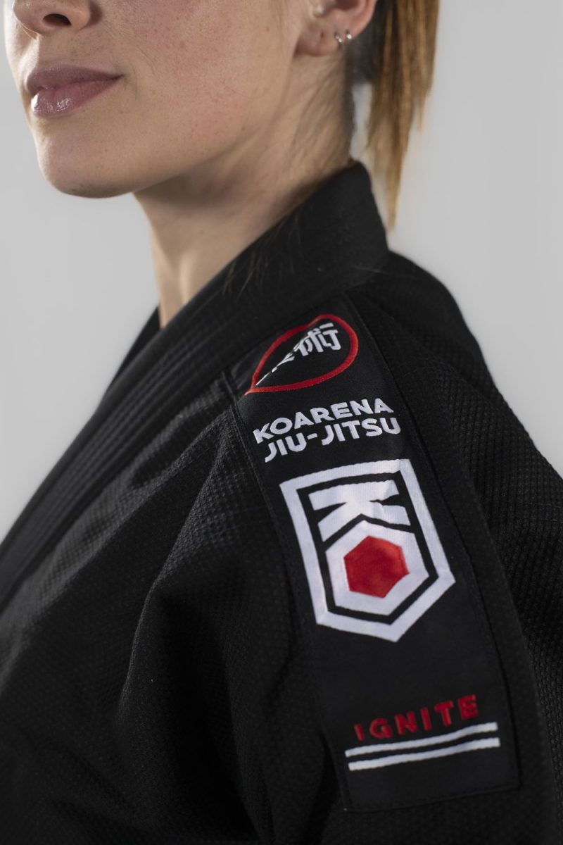 KOARENA Ignite BJJ Gi Mujer Negro - Imagen 5