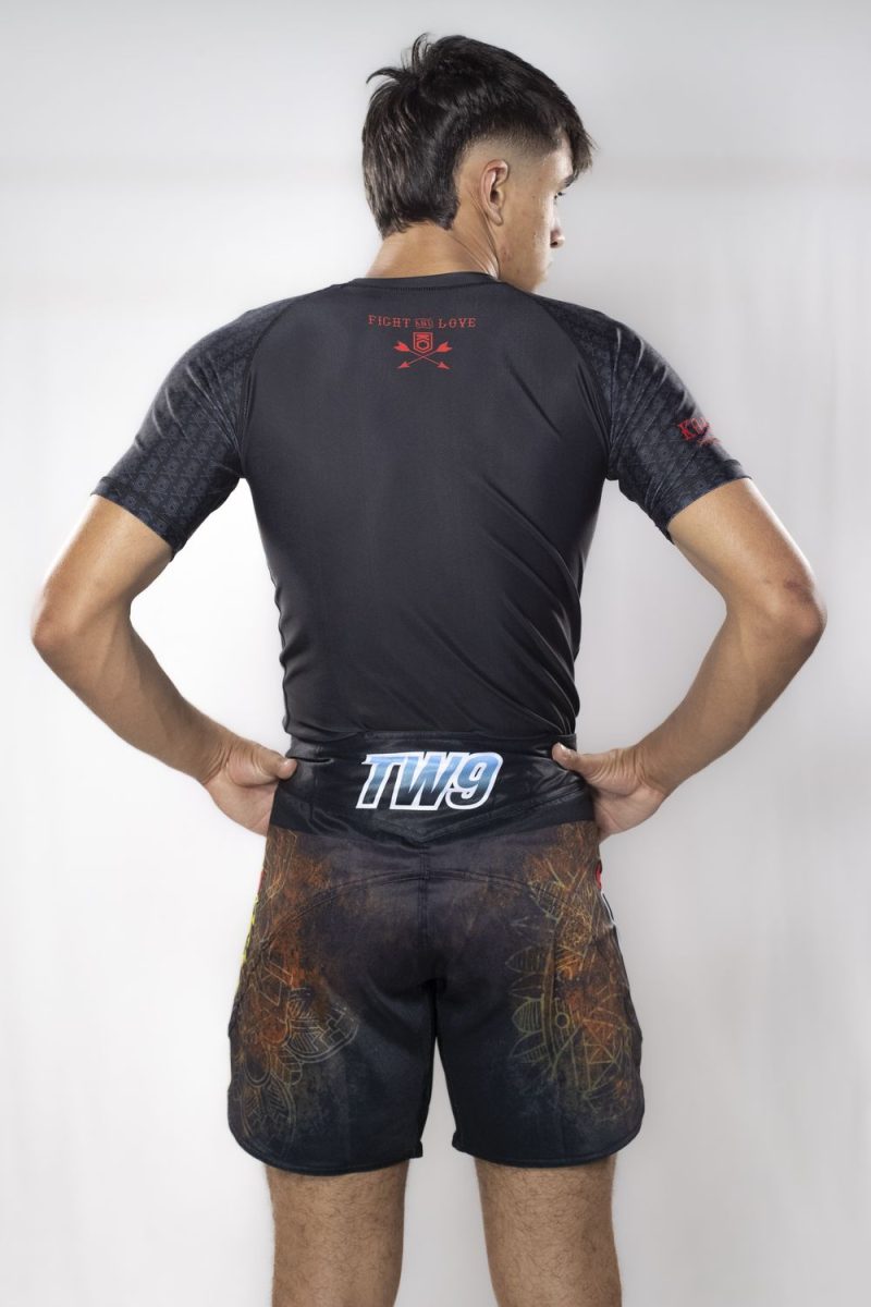 KOARENA Love Fight Rashguard SS Negro - Imagen 5