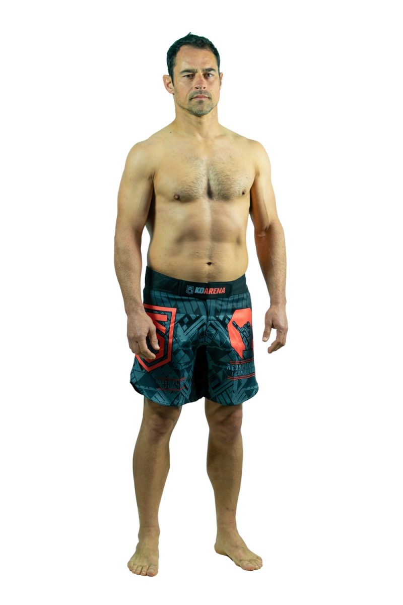 KOARENA Ready To Roll Fight Shorts Gris - Imagen 4