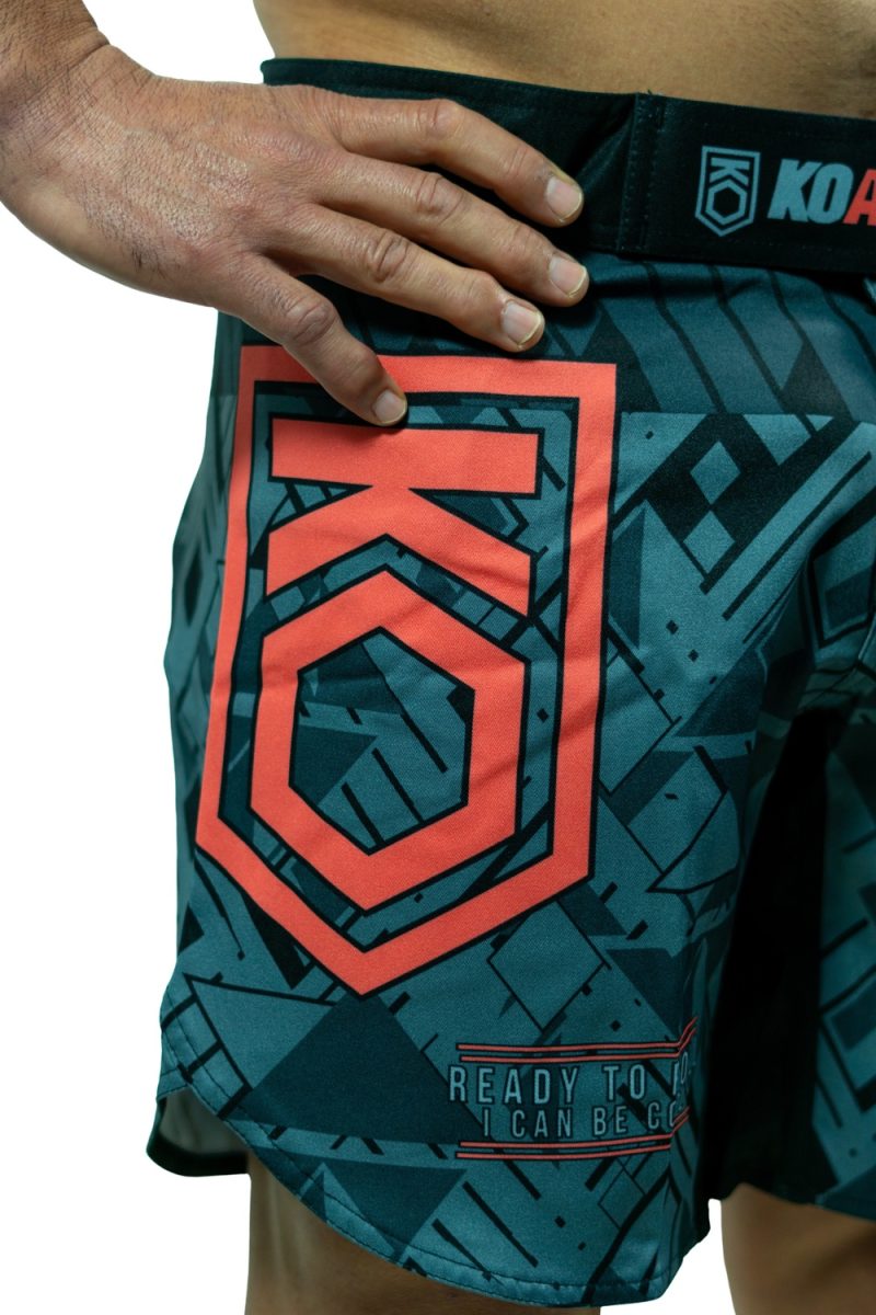 KOARENA Ready To Roll Fight Shorts Gris - Imagen 2