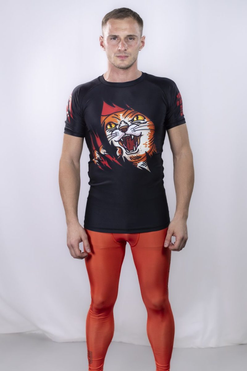 KOARENA Ripper Cat Rashguard SS Negro - Imagen 5