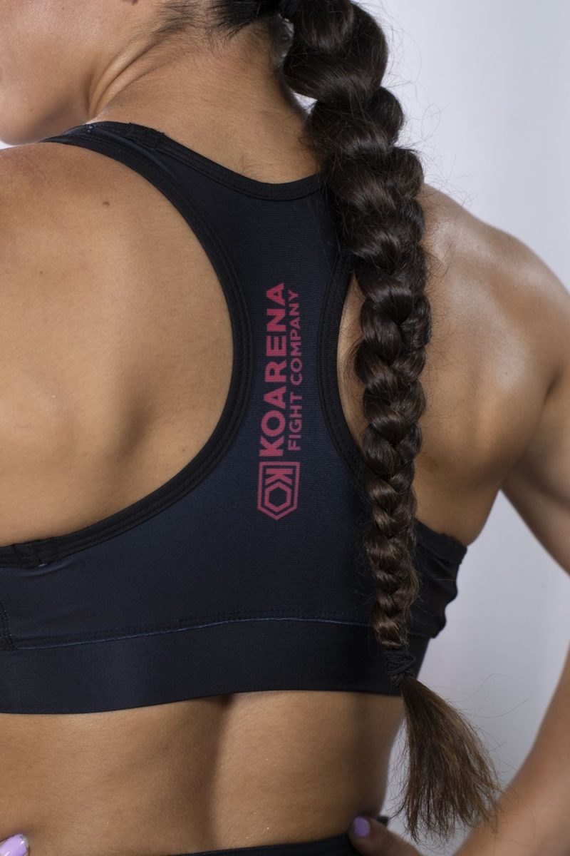 KOARENA Roses Top Woman Negro - Imagen 2