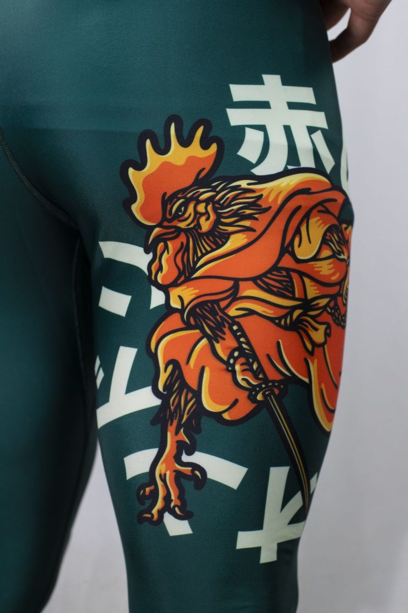 KOARENA Samurai Chicken Spats Verde - Imagen 2