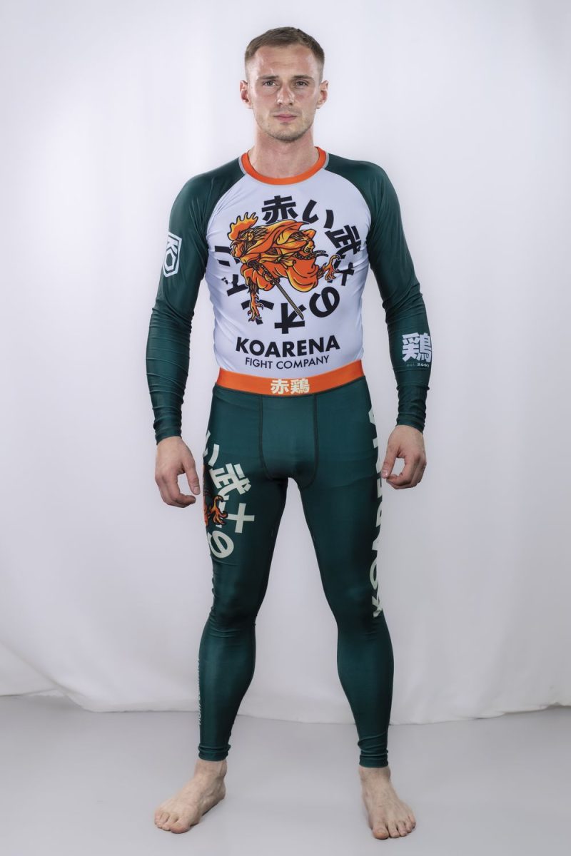 KOARENA Samurai Chicken Spats Verde - Imagen 3