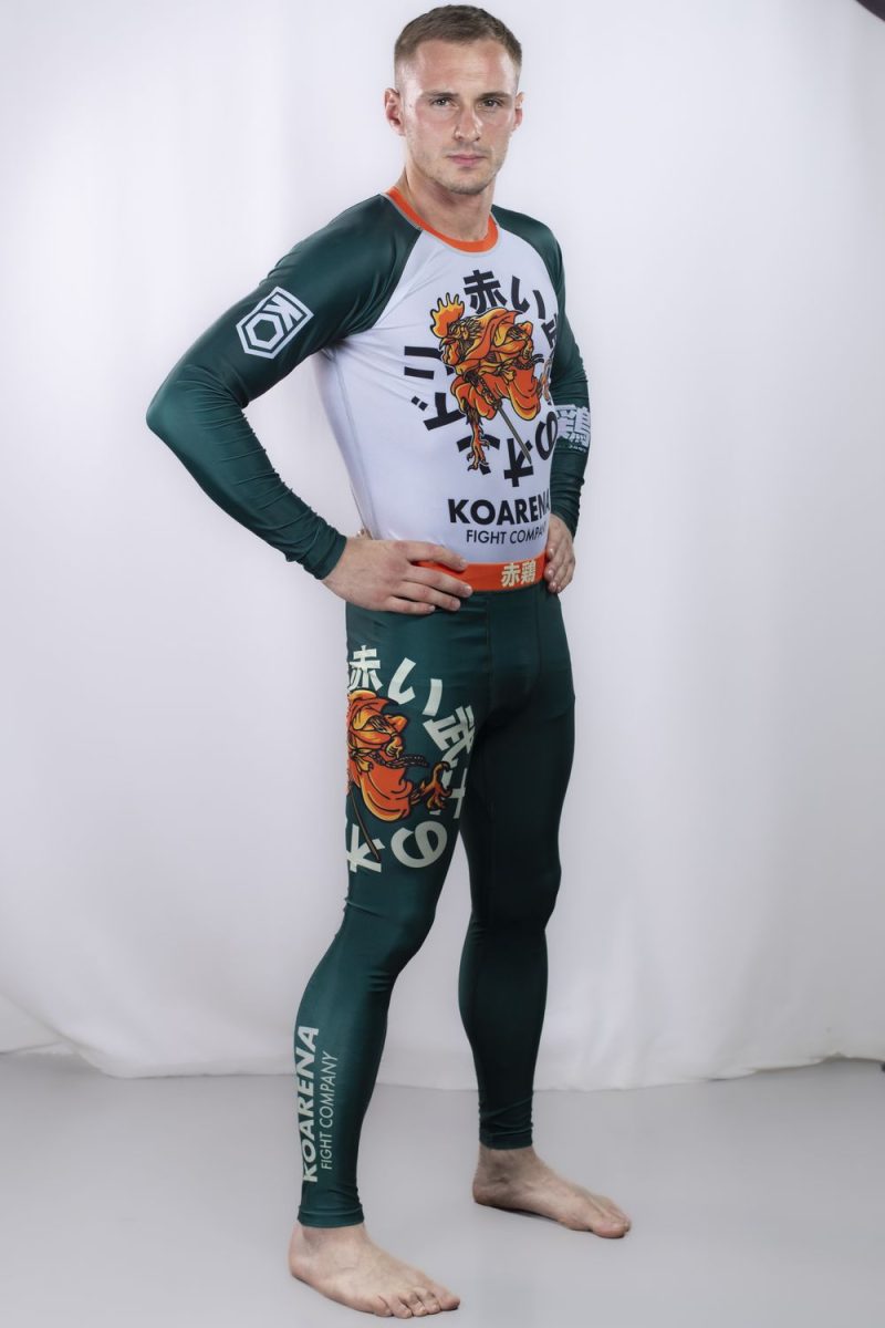 KOARENA Samurai Chicken Spats Verde - Imagen 5